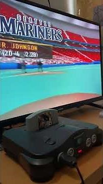 Major League Baseball Featuring Ken Griffey Jr., N64 📺🎮🔥🔥🔥 #n64 #retrogamer #gamerlife ⚾️ ✨✨