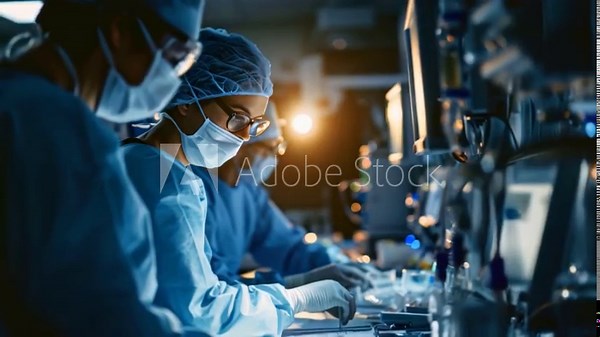 Picture inside the work room Hospital engineering industry engineers collaborate to efficiently design and install advanced medical equipment.