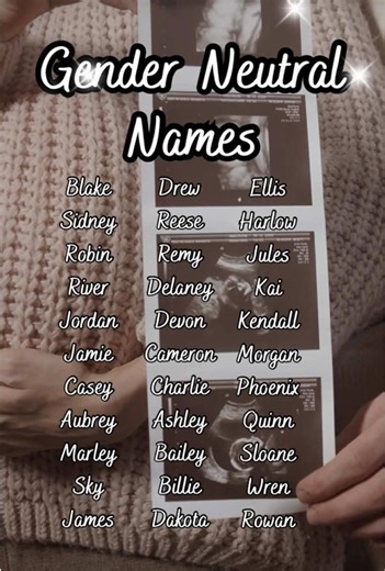 Gender Neutral Name Ideas for Your Baby