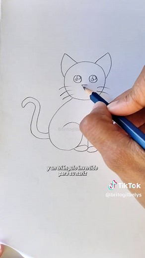 Dibuja un gato en simples pasos con nuestro tutorial