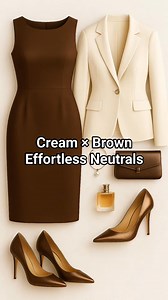 Cream and brown — where warmth meets timeless elegance 🤎🤍 Soft neutrals, rich textures, and effortless sophistication in every detail. Which combo would you wear — all cream, all brown, or a mix of both? ✨ Save for style inspo & follow for more chic neutral looks. #CreamAndBrown #NeutralStyle #TimelessFashion #ChicOutfits #ModestStyle #ElegantLooks #StyleInspo #FashionExpressions #fblifestyle | Fashion Expressions and Ideas