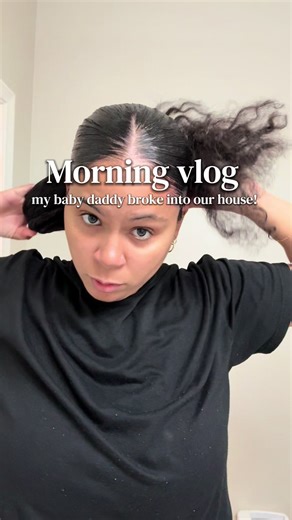 Morning Vlog: Coping with a Break-In & Hair Ideas