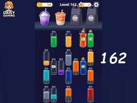 Water Jam Sort Level 162 Walkthrough