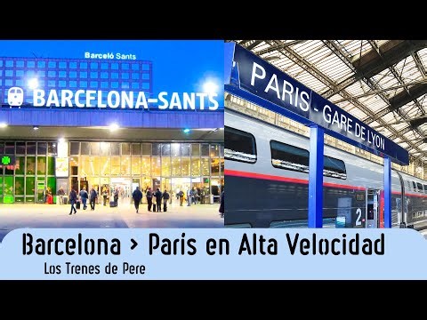 Tren de Alta Velocidad Barcelona - París - TGV InOui de SNCF
