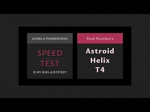 Joomla Framework Speed Test: Is Astroid Actually Fast?