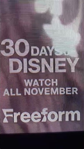 Freeform "30 Days of Disney" Screen Bug (2023)