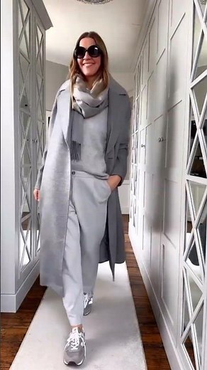 Monochromatic In Grey: A Layered Look For Spring #fashiontrends #outfitideas #springfashion #ootd