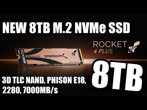 Sabrent 8TB Rocket 4 Plus 2280 TLC NAND SSD Revealed