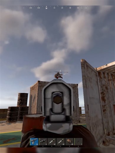 2v6 scrappy countering large - #rust #francesco #rustclips #rustgame #fps #oilrig