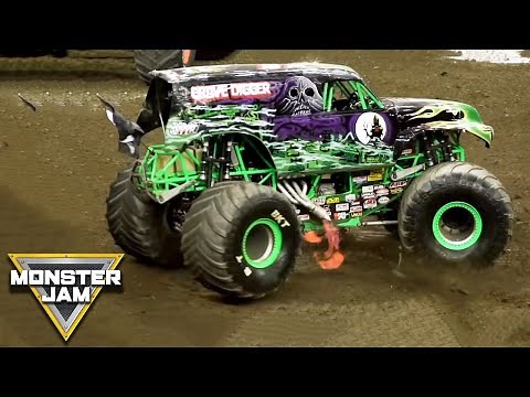 Grave Digger Backflip into Reverse Save! Monster Jam | Allentown, PA 2020 | Monster Jam