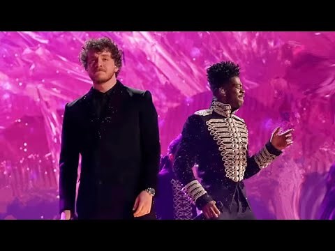 Lil Nas X ft. Jack Harlow - Dead Right Now • Montero • Industry Baby LIVE audience Grammys 2022
