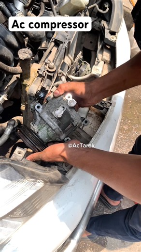 Car AC Magnetic 1Nz Compressor Installation! ✅ Toyota Axio - Allion - Premio #shorts