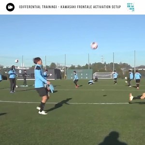 25K views · 117 reactions | Pre training fun (Differential Training) - Kawasaki Frontale Activation Drill: Players must perform a ground roll 露 between each volley ⚽.  Our Brand-NEW Modern Total Football Training Download – never before released sessions!   Click the LINK below to download: https://keepitonthedeck.com/downloads/modern-total-football-training-sessions-wrhm2 | Football Training Drills/Session Plans | Facebook