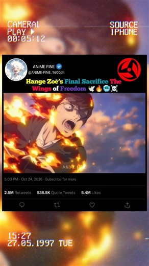 Hange Zoë’s Final Sacrifice The Wings of Freedom🥶#attackontitan#aot#eren#shorts