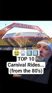 🤮🎡1️⃣0️⃣ TOP 10 Carnival Rides...(from the 80's) #top10 #80s #carnivalrides