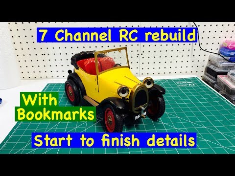 Brum 2003 Radio Shack toy to hobby grade rebuild restoration RC repair
