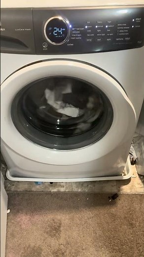 This is what happens with overloaded washers
