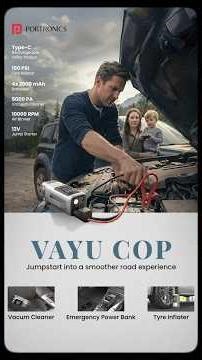 The Amazing Car Gadget with 6 Superpowers | Portronics VayuCop