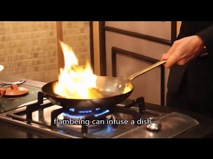 Signature Flambe Dish at Le Bar