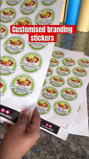 Product label stickers | branding sticker Label printing | ￼ branding stickers labels #msradium2022