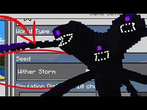 Minecraft "WITHER STORM" World (Wither Storm in this Minecraft Seed)