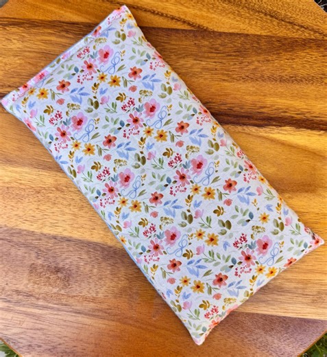 Microwave Heating Pad, 4 Sizes Available, Filled With Flax Seed and Choice of Herbs - Lavender, Chamomile, Peppermint or Unscented - Etsy