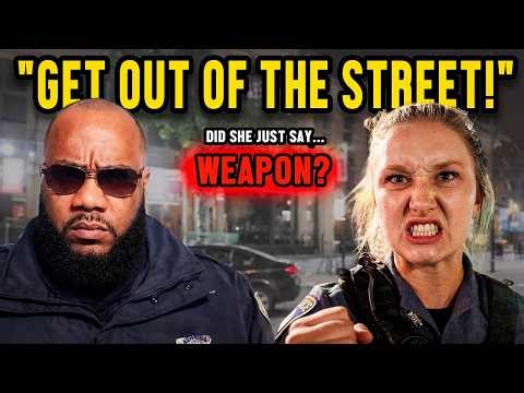"You're Within Reach of My Weapon!" - For Standing on a Sidewalk? | Arrogant Cops Get Instant Karma
