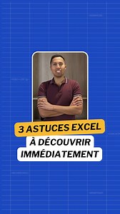 🚨 3 astuces Excel à découvrir immédiatement 🚨 ➡️ Clique sur mon lien en bio pour découvrir ma formation Excel (éligible au CPF) #excel | Dimby Rakotomalala