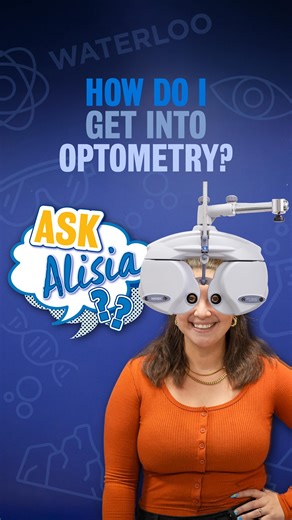 Science at UWaterloo on Instagram: "Have your sights set on @uwoptometry? Alisia shares how to get started on your path to becoming an optometrist!"