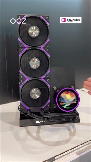 Massive 2.8-inch display! Hands-on with the all-new CRYORIG CRYO360 AIO liquid cooler at Computex...