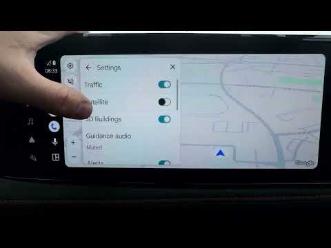 Comment activer la carte satellite sur Nissan Ariya Nismo (Android Auto / Google Maps)