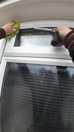Satisfying Window Cleaning Process