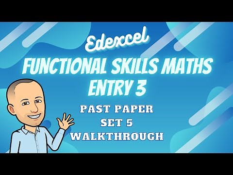 Edexcel Functional Skills Maths Entry 3 Past Paper Set 5 Walkthrough