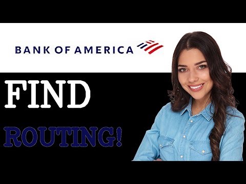 How To Find Bank Of America Routing Number (2025)