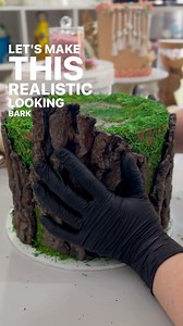 22K views · 198 reactions | ️Baking Temp is 65C Fan Oven for 15 mins then let it rest for an hour. I used Saracino Pasta Cover and Saracino Brown and Black Dusts #fondantbark #fondantart #fondanttree #treecake #cakedecorating #fondantcake #realisticart | Jinny's Cakes Bakes & Decorates | Facebook