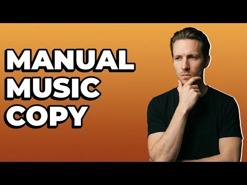 How Do I Copy My Digital Music Library Manually?