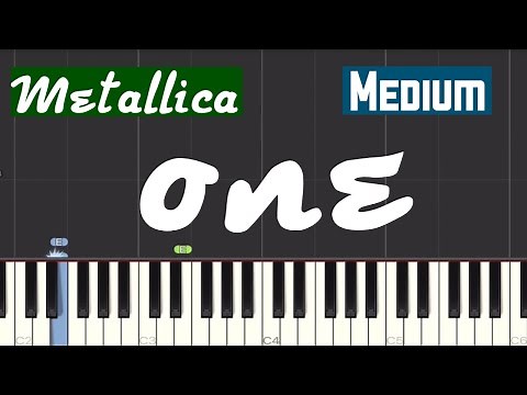Metallica - One Piano Tutorial | Medium