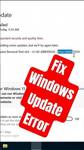 Fix Windows Update Error 0x80248007 in Windows 11 & 10