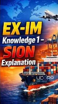 EX IM Knowledge 1 SION Explaination