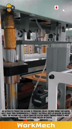 Automatic Eco-Friendly Packaging Machine from Sugarcane Bagasse! #EcoFriendlyPackaging #machine