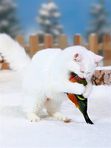 How cat attacks on birds