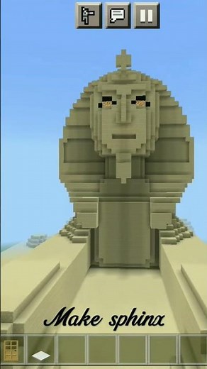 Make sphinx in Minecraft