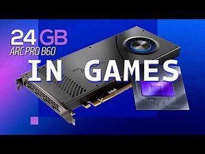 Asrock Creator Intel ARC Pro B60 tested in Games the younger but bigger brother to the B580