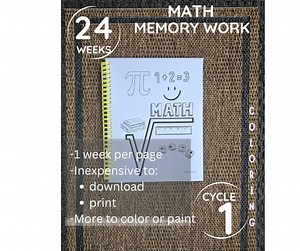25 Full Page Math Cycle 2 Classical Conversation Memory Work - Etsy
