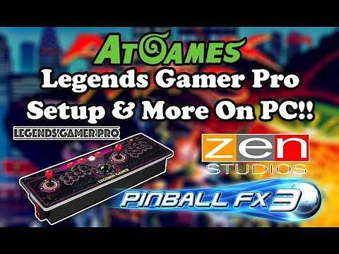 Atgames Legends Gamer Pro Setup & More on PC!!