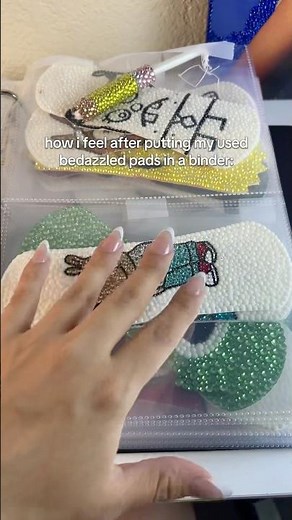 saving my USED pads 🤫✨