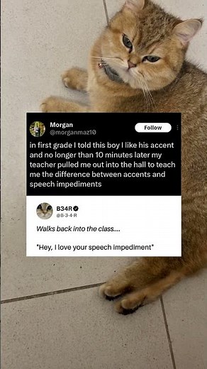 Accent vs speech impediment