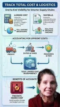 Track Total Costs and Logistics #shorts