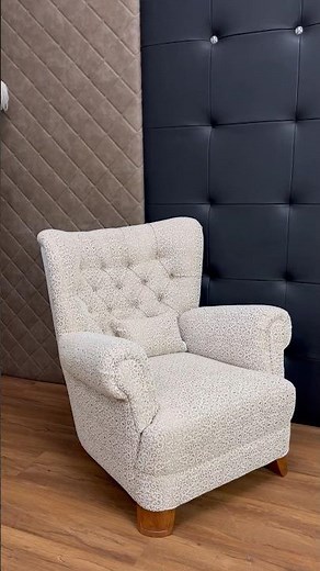 Sessel neu bezogen🛋️ #homedecor #furniture #upholstery #reupholstered #furniturerepair #chair
