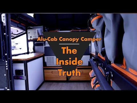Exploring the interior design of this Alu-Cab Canopy Camper Masterpiece!